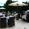 <h3>Terrasse du « Manoir Sainte Eulalie » tournage au Château de la Vérie à Challans (85)</h3>